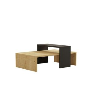 Măsuță de cafea Glow Anthracite and SapphireOak, antracit imagine