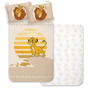 Lenjerie de pat pentru copii Lví Král Malý Simba, 100 x 135 cm, 40 x 60 cm imagine