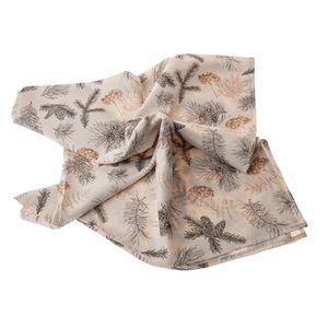 Fată de masă de Crăciun impermeabilă Ace de Pin, 140 x 140 cm imagine