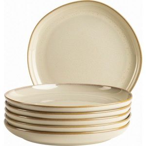 Mäser Set de farfurii de desert Cordelia Sand 22cm, 6 buc., bej imagine