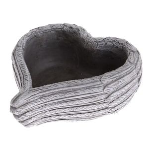 Decorațiune funerară Ghiveci de beton in formă deinimă, 23 x 10 x 23 cm imagine