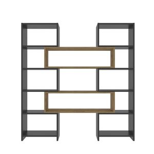 Bibliotecă Poyraz Black and Oak imagine