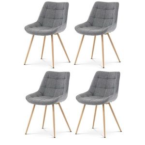 Set de scaune de sufragerie CT-394 GREY2, 4 buc. imagine