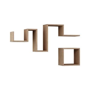 Rafturi Follow Oak, 2 buc., naturală imagine