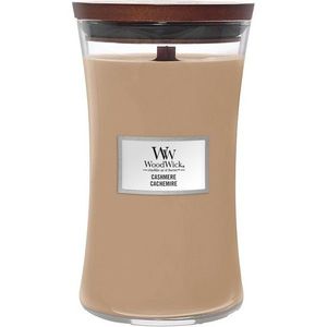 Lumânare parfumată vază mare WoodWick Cashmere, 609 g imagine