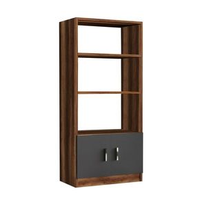 Bibliotecă Voma Anthracite and Walnut imagine