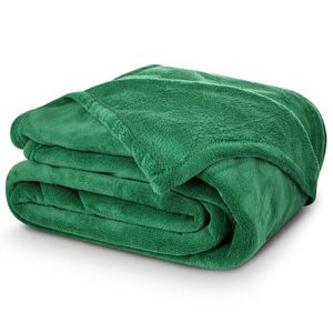 Carbotex Pătură din microfibră verde, 150 x 200 cm imagine