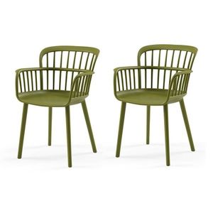 Set de scaune de sufragerie Eva Khaki, 2 buc. imagine