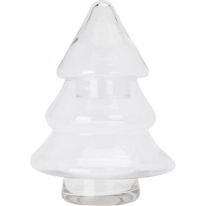 Borcan de sticlă pentru Crăciun, în formă de brad, 17 × 17 × 25 cm imagine