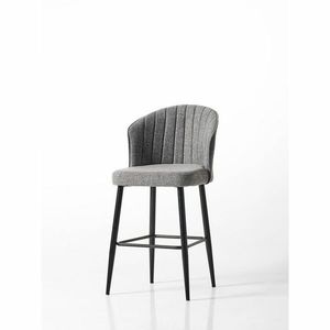 Set de scaune de bar Rubi Grey and Black, 4 buc., 4 buc imagine