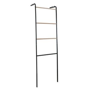 Cuier tip scară BUBY, metal, negru imagine