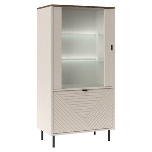 Dulap EYCO 1D1W, cașmir/stejar castello imagine