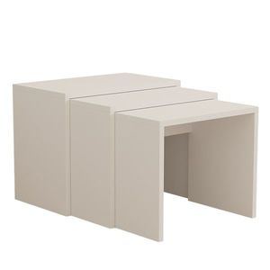 Măsuță auxiliară Grops, 3 buc., alb imagine