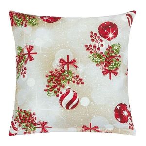 Pernă Bellatex Crăciun Cesmína, 45 x 45 cm imagine