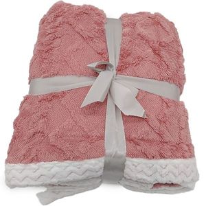 Pătură din lână Island roz, 150 x 200 cm, roz imagine