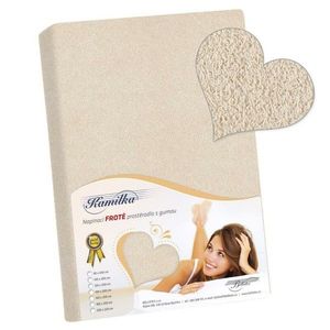 Bellatex Cearșaf din bumbac natur, 120 x 200 cm, naturală, 120 x 200 cm imagine