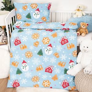 Lenjerie de pat din flanel pentru copii 4Home Sweet Winter, 100 x 135 cm, 40 x 60 cm, 100 x 135 cm, 40 x 60 cm imagine