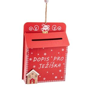 Cutie poștală din lemn Scrisoare pentru MoșCrăciun imagine