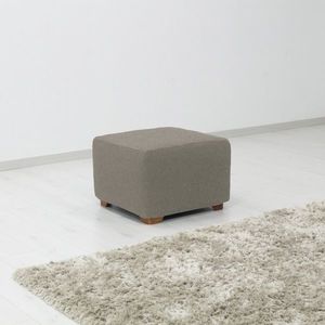 Husă extensibilă pentru taburet Denia gri deschis, 40 - 60 cm imagine