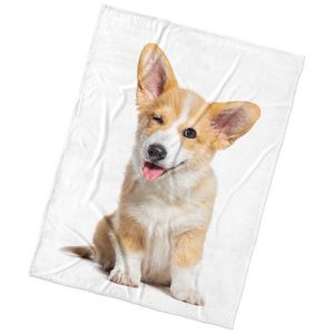 Pătură din microfibră BedTex Maiestatea sa Câinele, 150 x 200 cm imagine