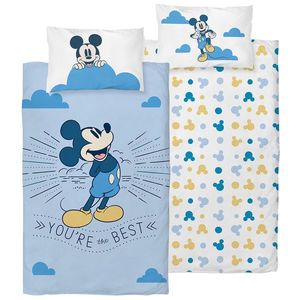 Lenjerie de pat pentru copii Mickey Mouse Ești celmai bun, 100 x 135 cm, 40 x 60 cm imagine