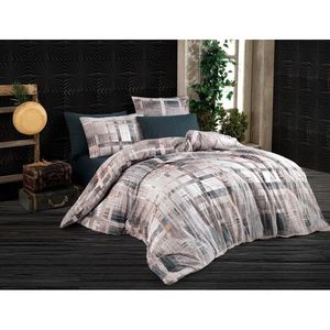 BedTex Lenjerie de pat din bumbac Alvaro gri, 220 x 200 cm, 2 bucăți 70 x 90 cm imagine