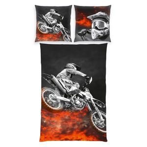 Lenjerie de pat Herding Motorcycle, 135x 200 cm, 80 x 80 cm imagine