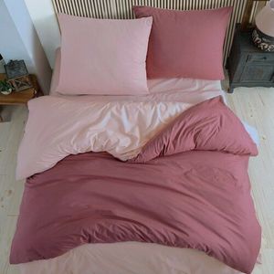 Bedtex Lenjerie de pat din bumbac Color roz pal, 140 x 200 cm, 70 x 90 cm imagine