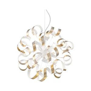 Lustră pe cablu Ideal Lux VORTEX 6xE14/40W/230V d. 53 cm auriu/patină imagine