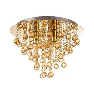 Plafonieră Globo 63040345X LONDON 3xE14/40W/230V d. 38 cm auriu imagine