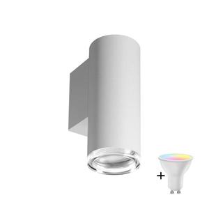 Aplica LED RGBW reglabilă pentru baie TURYN, 1xGU10/6, 5W/230V, IP44, albă imagine