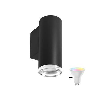 Aplica de perete pentru baie TURYN LED RGBW reglabilă 1xGU10/6, 5W/230V IP44 neagră imagine