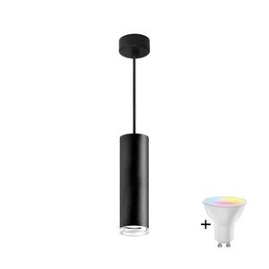 Lampă suspendată pe cablu pentru baie TURYN, LED RGBW reglabilă, 1xGU10/6, 5W/230V, IP44, neagră imagine