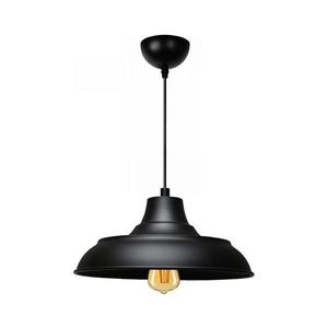 Lustră suspendată pe cablu AYD 1xE27/40W/230V neagră imagine