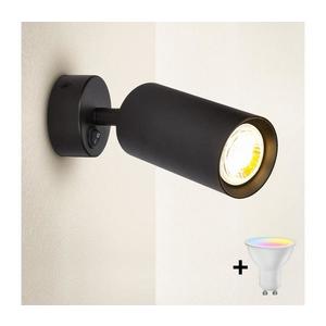 Brilagi - Spot LED de perete reglabil SELE 1xGU10/6, 5W/230V negru imagine