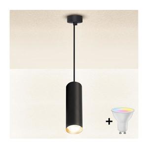 Brilagi - Pendul LED reglabil pe cablu SELE 1xGU10/6, 5W/230V negru/auriu imagine