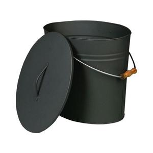 Găleată cu capac pentru cenușă 15 l antracit imagine