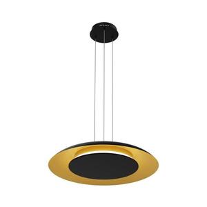 Pendul LED pe cablu PIATTINO LED/30W/230V 2700/3200/4000K Ø 40 cm negru/auriu imagine