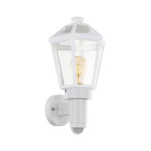 Eglo 79288 - Aplica de exterior MONSELICE cu senzor, 1xE27, 28W, 230V, IP44, alb imagine
