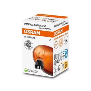 Bec auto ORIGINAL WP3.3X14.5-4 PSX PWY24W/24W/12V - Osram imagine
