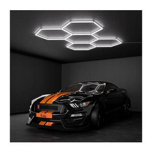 Plafonieră LED 192W, 85-265V, 6500K, 298x209 cm, CRI 90, IP54, alb imagine