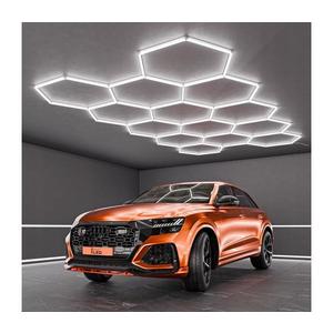 Plafonieră LED 456W, 85-265V, 6500K, 522x298 cm, CRI 90, IP54, alb imagine