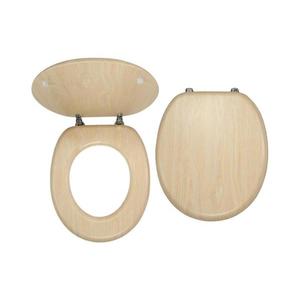 Capac WC din MDF, decor mesteacăn - FERRO imagine