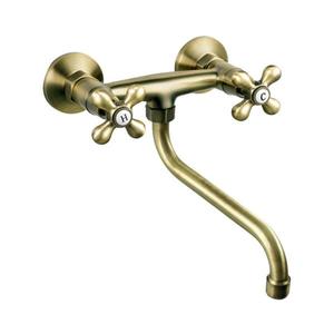 Baterie pentru chiuvetă/lavoar FERRO ANTICA bronz imagine