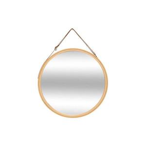 5five - Oglindă de perete LOBEE, Ø 38 cm, din bambus imagine