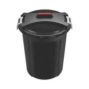 Coș de gunoi HEIDRUN, 46 l, negru imagine