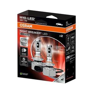 Set de 2 becuri auto LED NIGHT BREAKER SMART H10 PY20d/7W/12V 6000K - Osram imagine