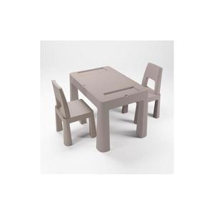 Set de masă și scaune pentru copii TEGA BABY, taupe imagine