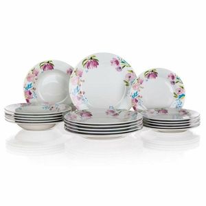 Set de masă Banquet 18-piese Pink Flowers imagine