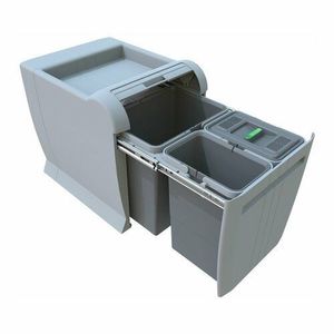 Coș de gunoi încorporat Elletipi CITY - extensibil, 18+8+8 l imagine